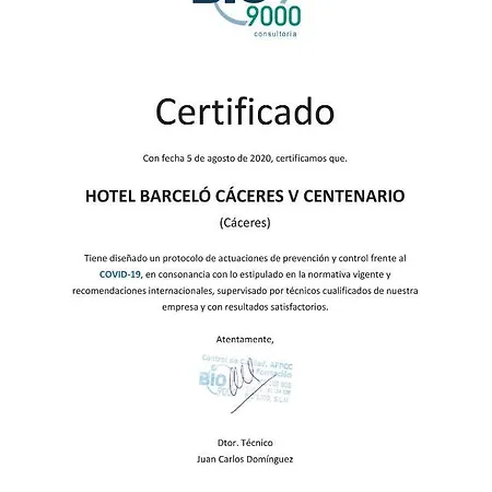 호텔 Barcelo V Centenario Caces